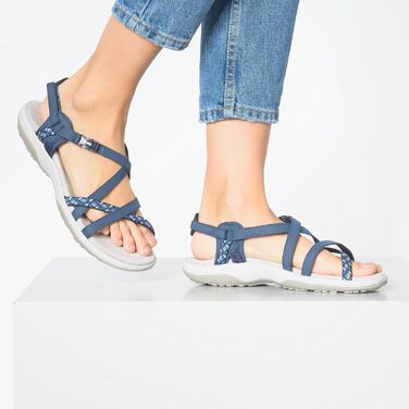 Сандалі жіночі Skechers Reggae Slim-Vacay Navy Duraleather 37 EU