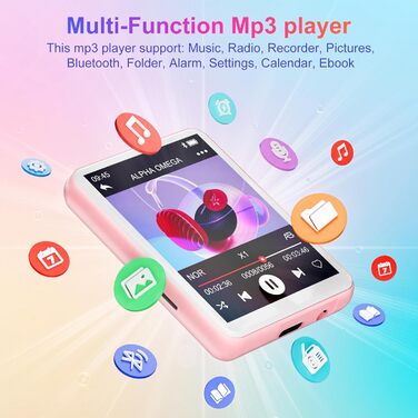 MP3-плеєр Oilsky 128GB Bluetooth 5.4, 2.4