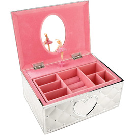 Музична шкатулка Lenox Childhood Memories з балериною, метал, 2.35