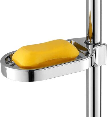 Тримач для мила Nikou на душову штангу, регульований, ABS, для душу, діаметр отвору 25 мм