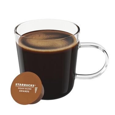 Кавові капсули Starbucks House Blend для Nescafé Dolce Gusto, середній обсмал, 72 шт (6х12)