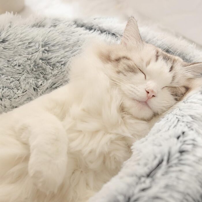 М'яке ліжко-гніздечко для котів та собак 50 см: зручне та тепле гніздо для зимових місяців