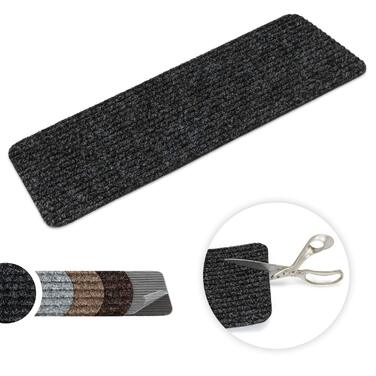 Сходинкові килимки Kettelservice-Metzker Tulus, антрацит, 60x25 см, 14 шт. (самоклеючі)