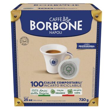 Кава в пріодах Caffe Borbone Miscela Blu ESE 44мм, міцна суміш (Original), 100 шт