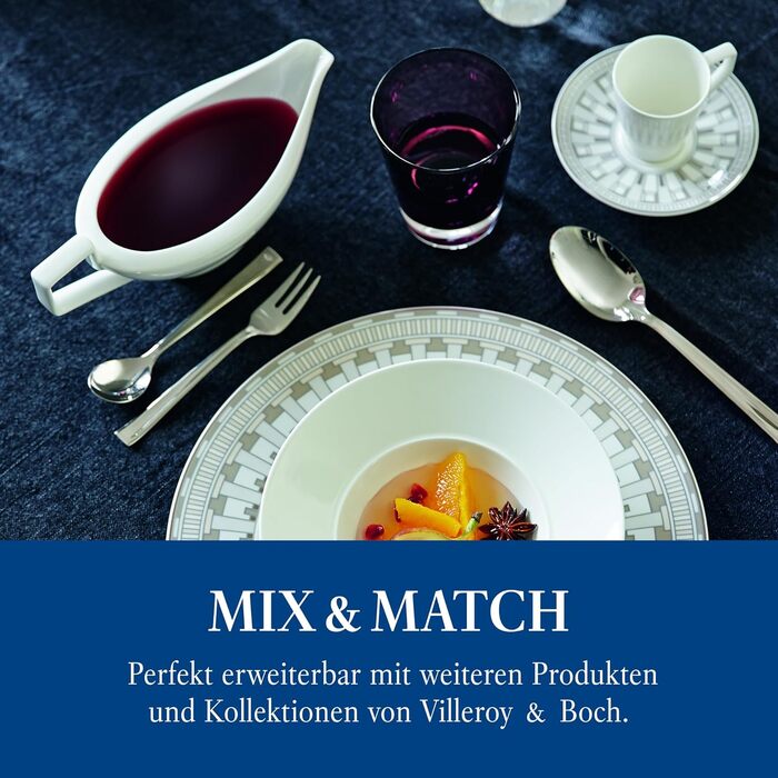 Villeroy & Boch – Victor Tableware Set, 30-Piece, Cutlery Set for 6 People, Dishwasher-Safe, Stainless Steel, Knives, Forks, Spoons, Dinnerware Set, 30-Piece Stainless Steel Cutlery Set, Single