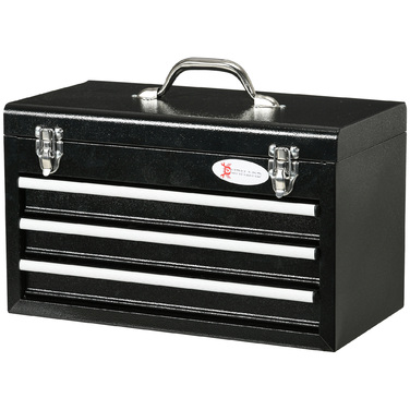 DURHAND Tool Case 116-Piece Tool Set with Filled Tool Box, Sockets, Ratchets, 3 Drawers, Steel Housing in Black