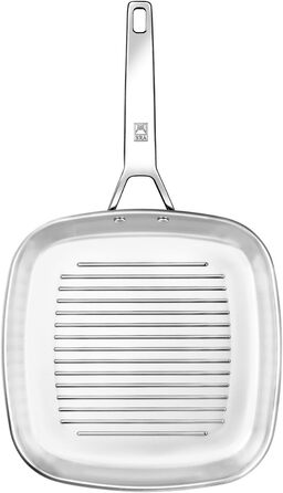 Бра Signature Гриль-сковорода рифлена 24 см з нержавіючої сталі, універсальна для всіх плит