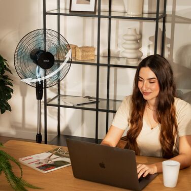 Вентилятор підлоговий Cecotec EnergySilence 515 WindLite Pro 40 см, 56 Вт, 3 швидкості, білий