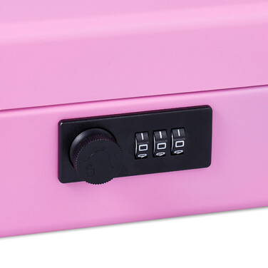 Relaxdays Cash Box with Number Combination
