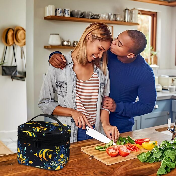 Сумка-холодильник для обіду: компактна, легка, водонепроникна, для роботи та школи