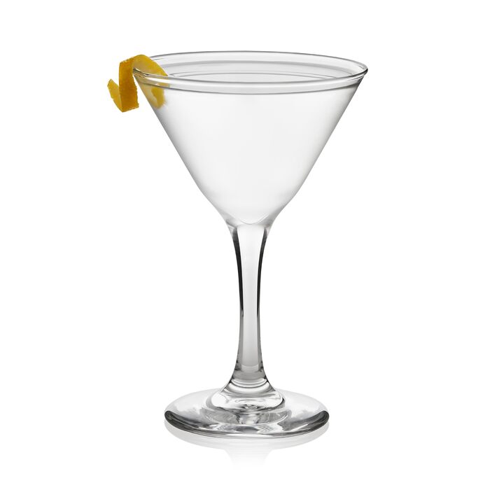 Бокали для Мартіні Libbey Cosmopolitan без ніжки, 12 шт. - Скляний набір для коктейлів, міцні, для вечірок та весіль
