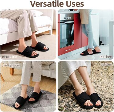 Домашні тапочки з піною-пам'яттю Damen, теплі зимові, з м'якого корду, зручні, антиковзкі, кремово-білі (чорні, 39 EU)