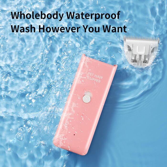 Професійна машинка для стрижки собак та котів, акумуляторна, бездротова, набір лез (3 шт.), стандартна