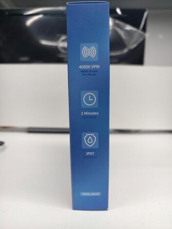 Електрична зубна щітка Demita зі звуковою технологією, 8 насадок, 40000 VPM, 5 режимів, швидка зарядка (30 днів роботи), чорний та рожевий кольори, у комплекті з кейсом S1