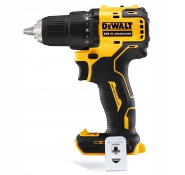 Безщітковий дриль-шурупокрут DeWalt DCD708N 18V 65Нм (тушка), компактний, довжина 16 см