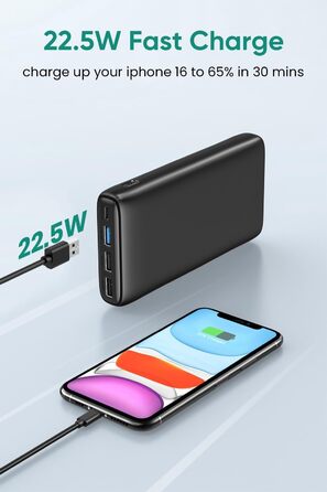 Powerbank A ADDTOP 26800mAh з Power Delivery 22.5W: 4 порти для смартфонів, планшетів та іншого