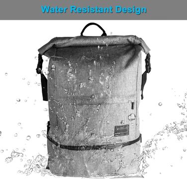 Sports Bag for Men Women, Crossbody Bag for the Gym, Travel Backpack, Gym Bag 3 in 1 Design with Shoe Compartment, Waterproof and Lightweight Gym Bag (Gray)