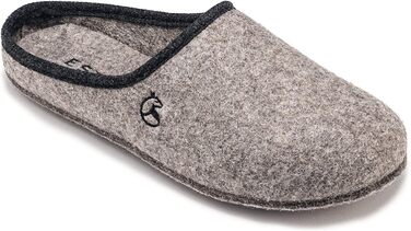 Чоловічі фетрові тапочки ESTRO - теплі зимові халапи для дому, сірий колір, розмір EU 45, широка форма