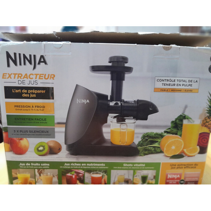 Горизонтальна шнекова соковижималка Ninja JC100EU 150 Вт