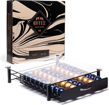 Підставка для капсул Nespresso Vertuo Peak Kaffee - 70 шт. (45 касет) - Організатор для капсул Vertuo Line