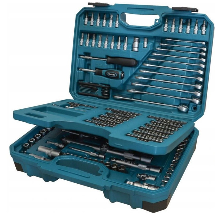 Набір ручних інструментів Makita E-06616, 120 предметів у кейсі