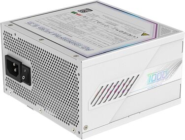 Блок живлення GIGABYTE AORUS Elite P1000W Ice 1000W, PCIe 5.0, 80 Plus Platinum, повністю модульний, ATX 3.0