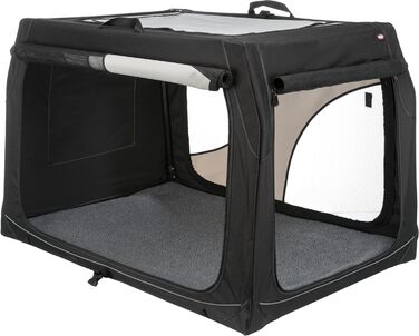 Тріксі переносна переносна клітка для собак Vario Double, 91x60x61/57 см – комфортна переноска для двох собак – безпечна та якісна – 39725 (L 98 x B 70 x H 67 см)