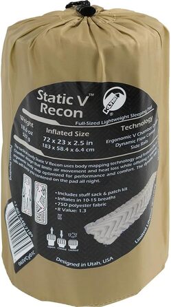 Klymit Static V Sleeping Pad - Coyote Sand Color