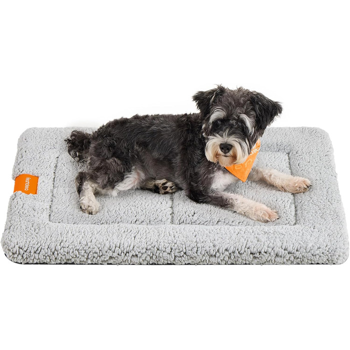 Підстилка для собак та котів Feandrea, 60x45 см, сіра, машинне прання, антиковзаюча