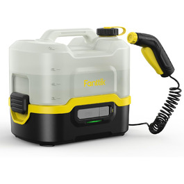 Fanttik NB8 Nano – портативна бездротова електрична мийка високого тиску з баком 8 л, телескопічною насадкою, акумулятором 2600 мА·год, для тераси, кемпінгу та миття домашніх тварин