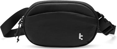 tomtoc жіноча поясна сумка-слінг з RFID захистом, 1.5 л, для подорожей, повсякденного використання, фестивалів, спорту, хайкінгу, зелена (чорна)