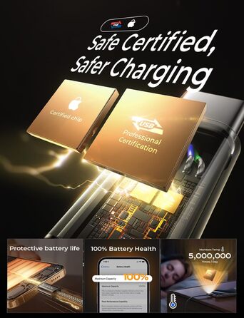 Набір USB-C кабелів LISEN 60W (3x1м + 1x2м), чорний. Підтримка PD 3.0, сумісний з iPhone, Switch, Samsung, MacBook, iPad, Xiaomi