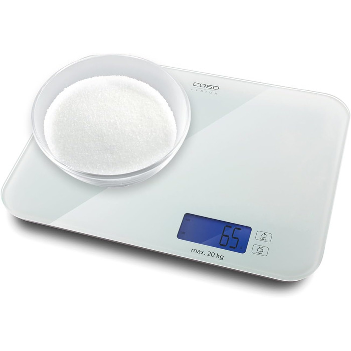CASO Kinetic Kitchen Scale - LX 20 - Battery-Free, 5kg Capacity, 1g Increments - Testsieger