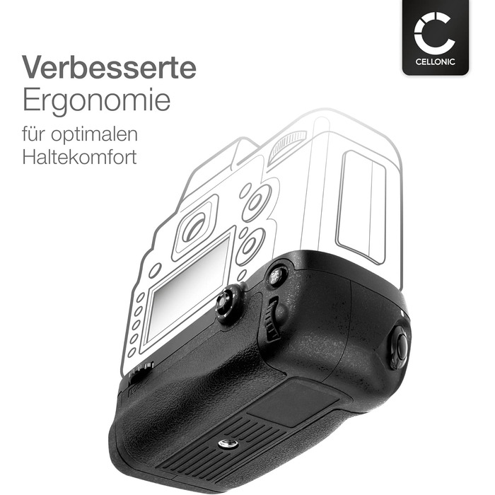 Акумуляторний хват CELLONIC MB-D15 для Nikon D7100/D7200, сумісний з акумулятором EN-EL15, вертикальний хват для камери