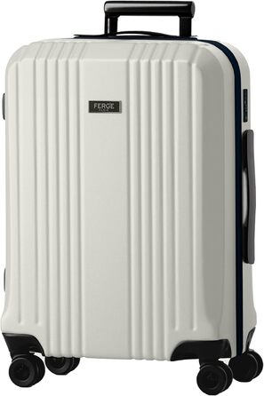 Набір валіз FERGÉ 3 шт. з жорстким корпусом та TSA-замком. Валізи-тролії (Handgepäck, L, XL). Жорсткий корпус, 4 колеса, полікарбонат, колір: Ivory-matt