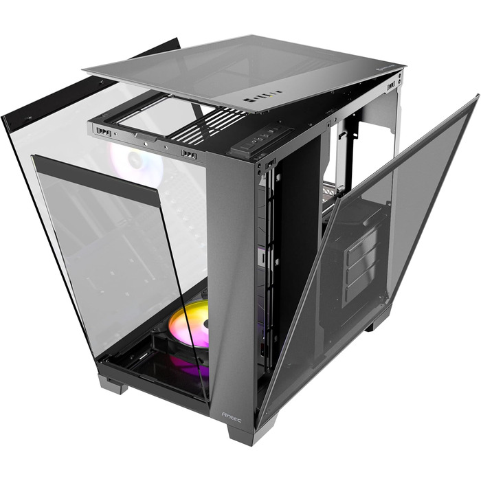 Корпус для ПК GEH Antec C8 Wood Full Tower чорний (ARGB)