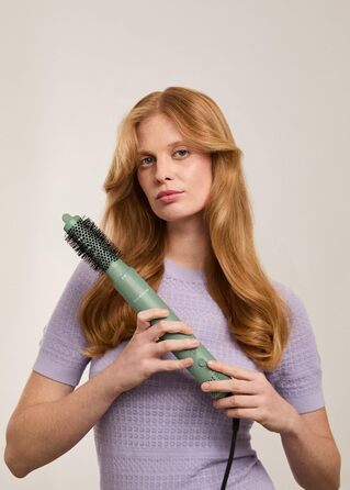 Іонський фен для волосся з технологією Frizz-Free, 2 температурні режими, функція охолодження, 2 швидкості, технологія негативних іонів, 1800W (ION STYLER PRO ADVANCE, салатовий)