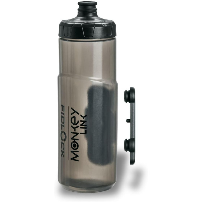 MonkeyLink MonkeyBottle Large Water Bottle 600 ml with Magnetic Mounts (1x Bottle, 1x BottleMount, 1x BikeMount)
