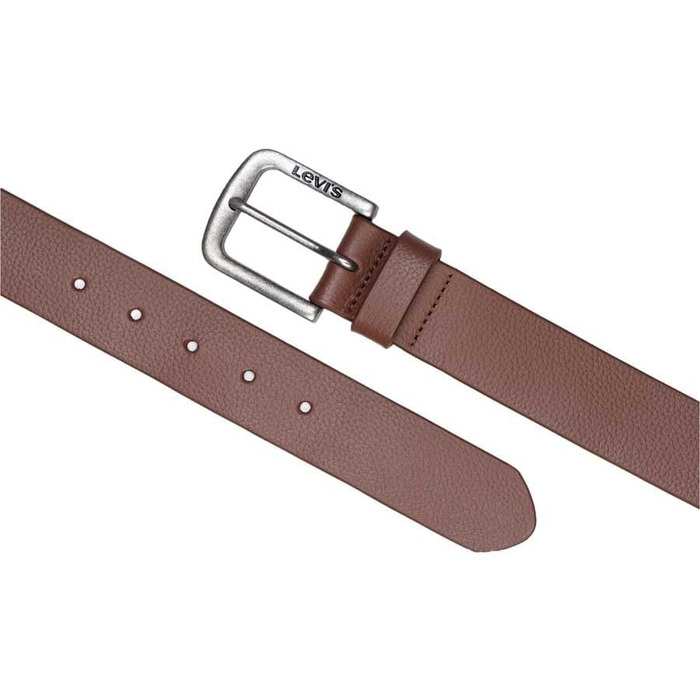 Чоловічий металевий ремінь Levi's Seine, колір коричневий