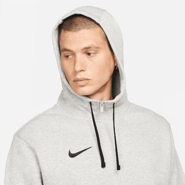 Чоловіча спортивна толстовка Nike Park 20 з капюшоном та блискавкою, темно-сіра (XXL)