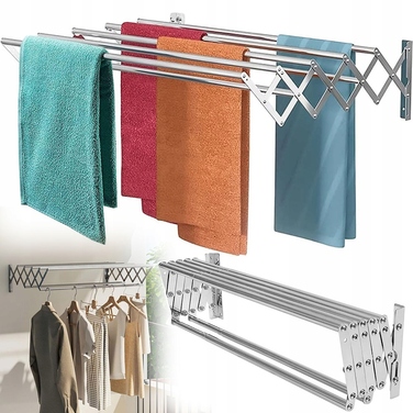 Складана сушарка для одягу, для використання в приміщенні та на вулиці