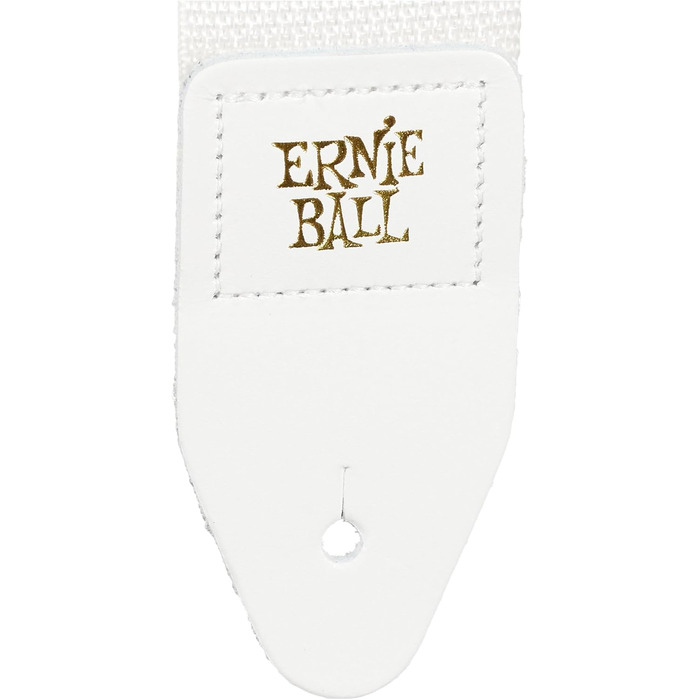 Гітарний ремінь Ernie Ball Polypropylene, Білий, Стандартний