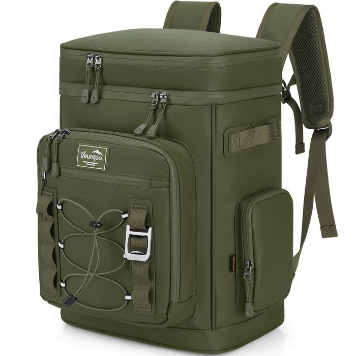 Терморюкзак Kühlrucksack 30л Водонепроникний для пікніка, пляжу, кемпінгу, походу Зелений