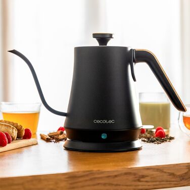 Електричний чайник Cecotec Thermosense 500 Schwan, 1 л, 1200 Вт, антинакипний фільтр, BPA Free, поворотний підставка, дизайн у формі лебедя