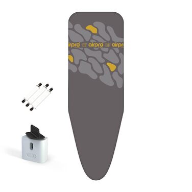 Близняк для праски з парою, 6 шарів, універсальний розмір до 115x39 см, без води під прасувальною дошкою, прасування на 50% швидше, Made in Europe