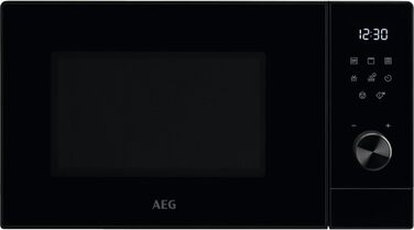 Мікрохвильова піч AEG MFB252DB з грилем, 25л, 900Вт, інвертор, чорна