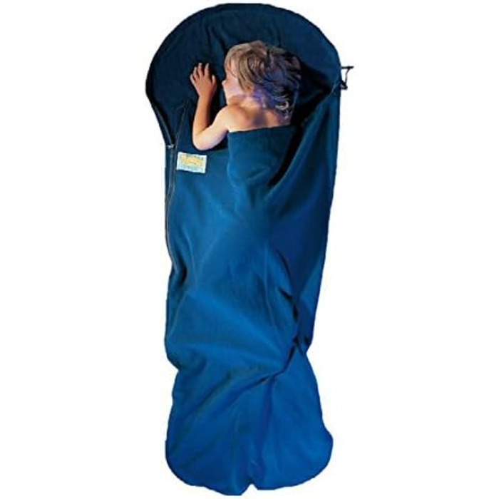 Дитячий спальний мішок Cocoon KidBag з мікрофлісу, синій