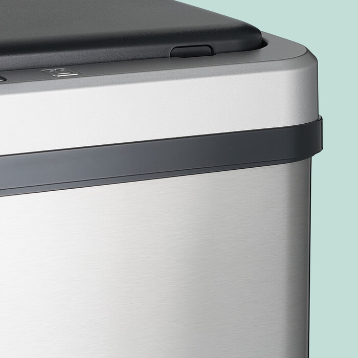 Relaxdays Stainless Steel Trash Can with Sensor