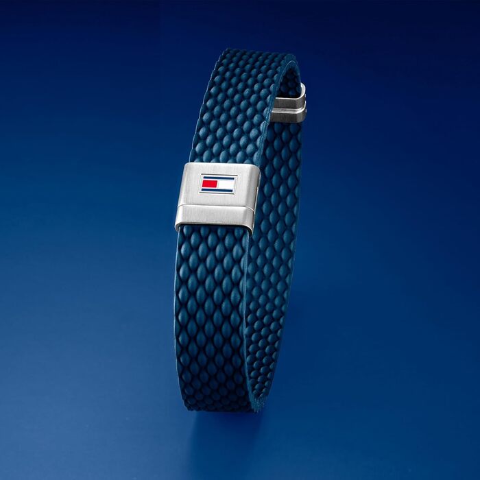 Браслет Tommy Hilfiger для чоловіків з силікону (синій)