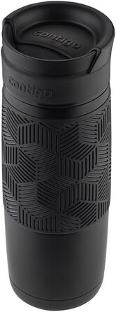 Термокружка Contigo Transit Autoseal з нержавіючої сталі, 470 мл, чорний мат (з автозакриттям)